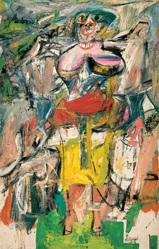 Woman with Bicycle, 1952 by Willem de Kooning