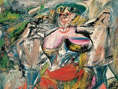 Woman with Bicycle by Willem de Kooning